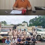 पुलिस पर चढ़ा दी पिकअप, फिर भी नहीं बच सके तस्कर: एसएसपी शशि मोहन सिंह के ‘ऑपरेशन शंखनाद’ में छह गिरफ्तार, 6 गौवंश मुक्त,17.50 लाख का माल जब्त