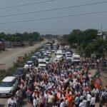 बिलासपुर में जल जन सेवा यात्रा का जोरदार स्वागत, 200 बाइक सवारों ने निकाली रैली